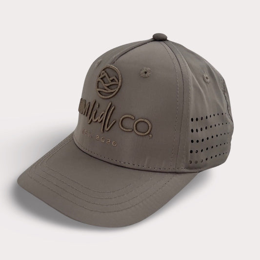 Stone Grey Curved Brim Lid