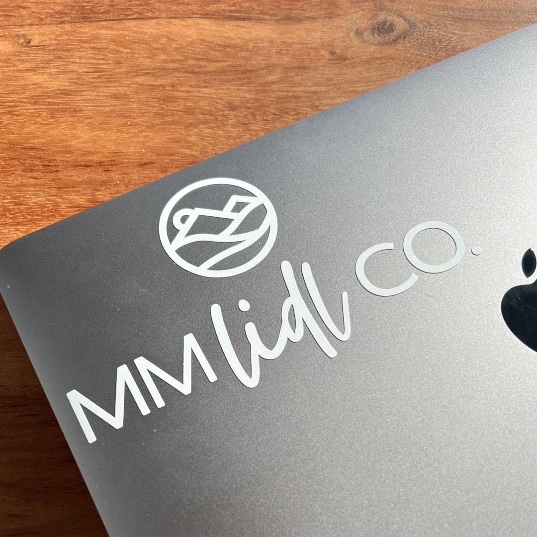 MM Lidl Co. White Vinyl Sticker