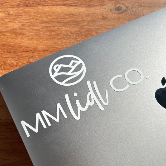 MM Lidl Co. White Vinyl Sticker