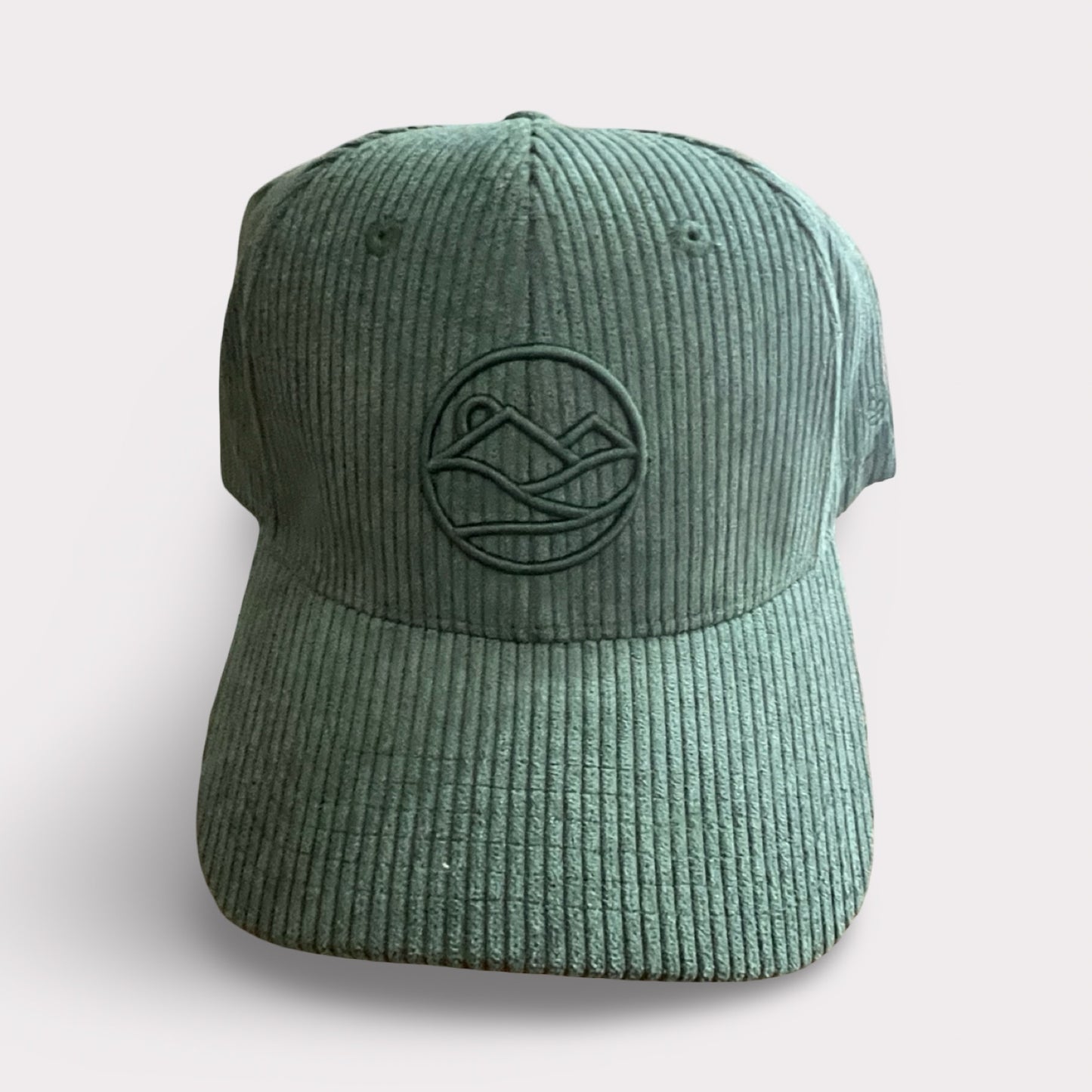 Green Corduroy Lid