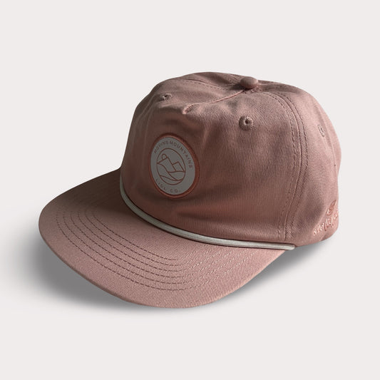 Rebel Rose Flat Brim Rope Lid